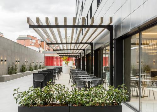 balkon/terras, Hotel Ilunion San Mames in Bilbao