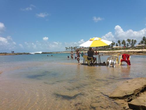 Casa a Beira-Mar com internet em Arembepe