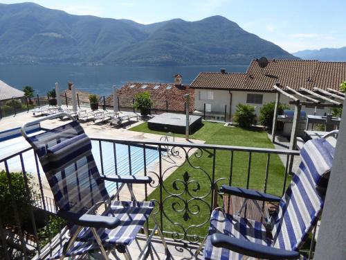 Erkély/terasz, Apartments Casa Ghiggi in Brissago