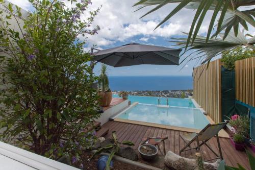 . Villa élégante à Saint-Paul avec piscine privée ouverte toute l'année