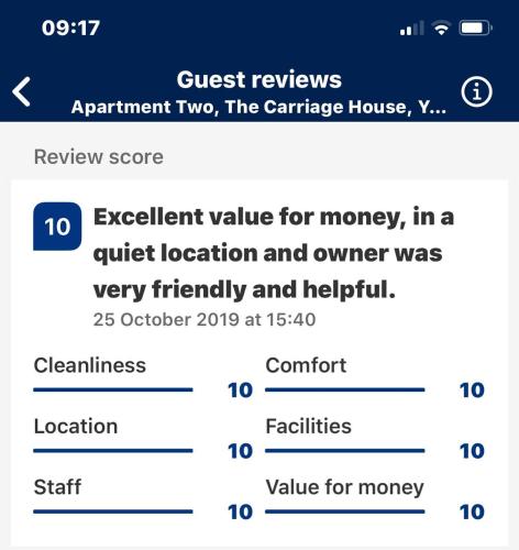 Apartment Two The Carriage House York - image 13