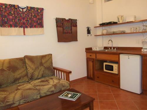 кухня, BlueBelize B&B in Пунта Горда