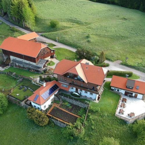 Viesnīcas āriene, Pension Bauernhof Baumgartner Stanahof in Fresach