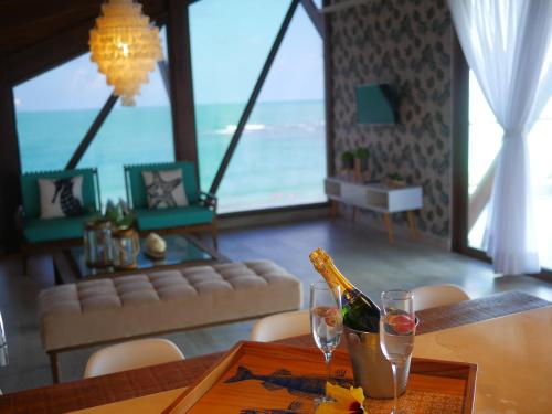 Їжа та напої, Pousada Ecos Beach in Порту-де-Галінас