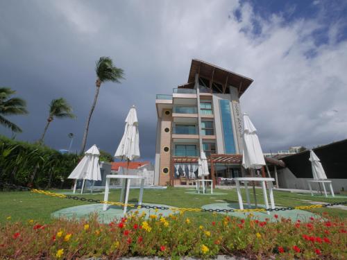 Зовнішній вигляд готелю, Pousada Ecos Beach in Порту-де-Галінас