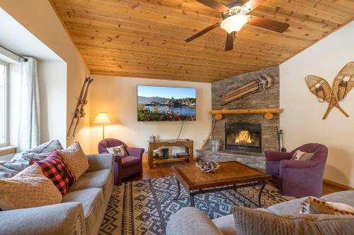 Sunset Bay - You can't miss this home walking distance from the Lake!