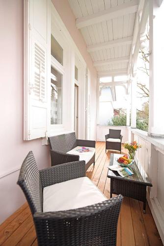 balkon/terras, Hotel Schweizer Hof - Superior in Baden-Baden