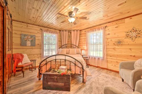 Lavish Broken Bow Home on 6 Acres with Hot Tub!