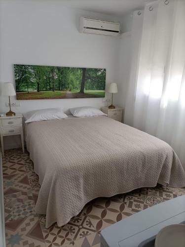 1 double bed