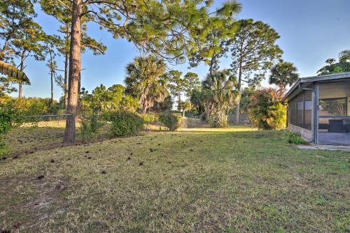 Private Palm Bay Retreat with Screened Porch and Patio