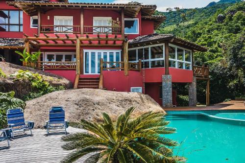 Casa de luxo com vista para o mar em Ilhabela