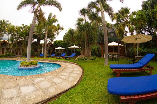 Vrt, Hotel Dos Mundos Panajachel in Panajachel
