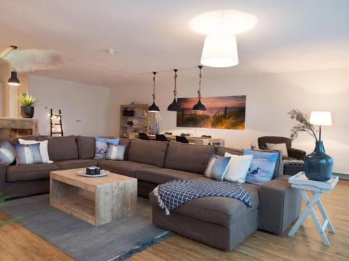Modern apartment with a view of the Scheveningen harbor