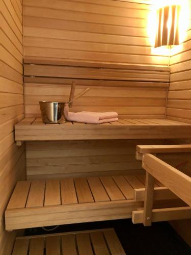 Sauna, Soukolo Apartments in Helukka