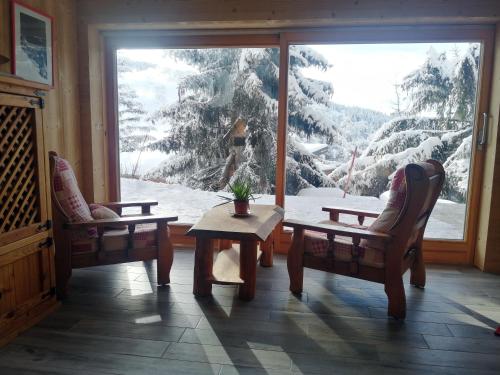 Grand rez de CHALET, ski au pied, proche station - Le Valhalla gîte à louer Gavet