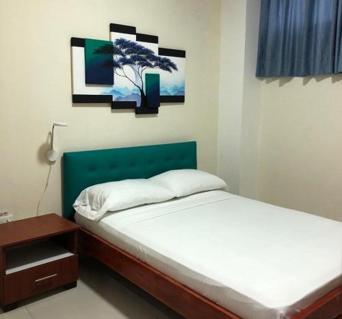 1 double bed