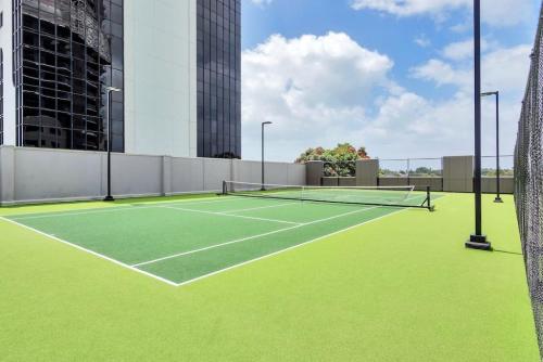 Skyline Sojourn Studio with Parking and Sea Views