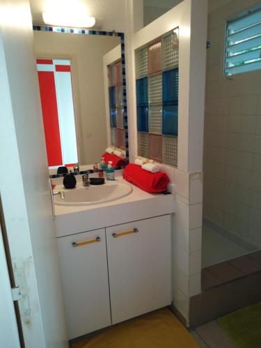 Badkamer, STUDIO VUE SUR MER in Le Moule