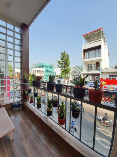 Balcony/terrace, Homestay Khoa Chaudoc near Chau Doc Bus Station