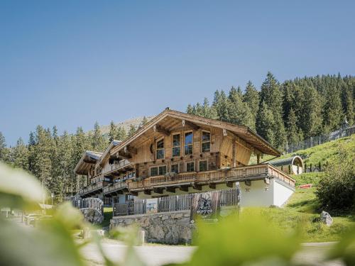 Chalet with Balcony and Terrace