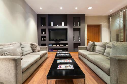 ห้องส่วนกลางสำหรับนั่งเล่น/ดูทีวี, Crisol Riosol in เลออน