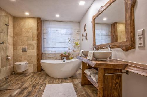 浴室, Ferienhaus Enzquelle in 恩茨克勒斯特勒