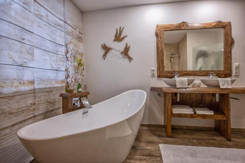 浴室, Ferienhaus Enzquelle in 恩茨克勒斯特勒