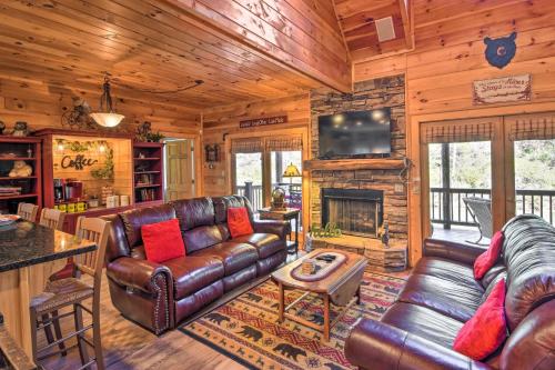Private Cartecay River Home with Hot Tub and Game Room