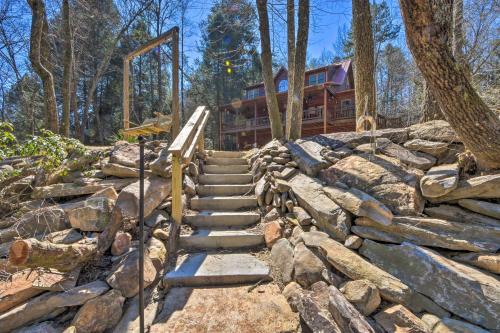 Private Cartecay River Home with Hot Tub and Game Room