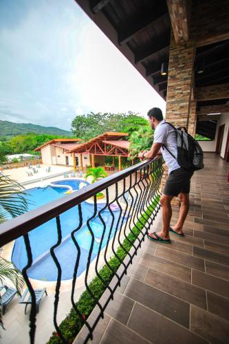 Balkons/terase, Hotel Amira in Puerto Carrillo