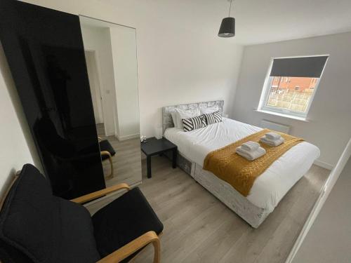 Modern Room With Huge Bed - Walk To City Centre!, Ancoats, Greater Manchester