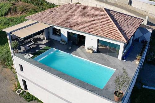 Corse et Zen Villa sur le Toit 185m2 7à8 pers gîte à louer Velone-Orneto