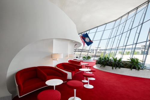 Lobby, TWA Hotel at JFK Airport in John F. Kennedy International Airport