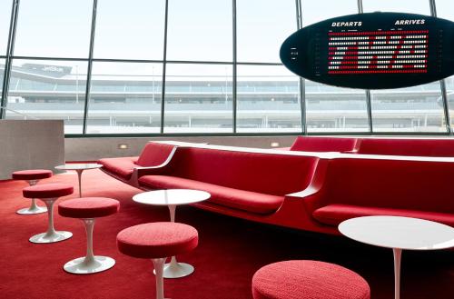 Bar/lounge, TWA Hotel at JFK Airport in John F. Kennedy International Airport