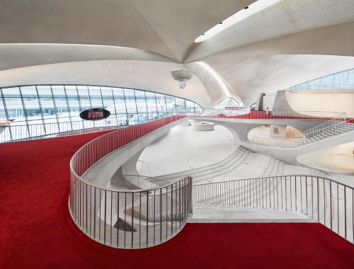 Lobby, TWA Hotel at JFK Airport in John F. Kennedy International Airport