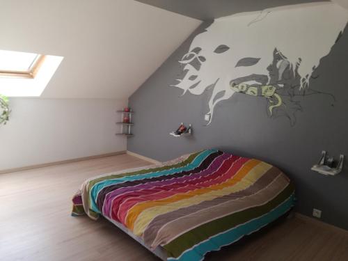 1 double bed, 1 twin bed