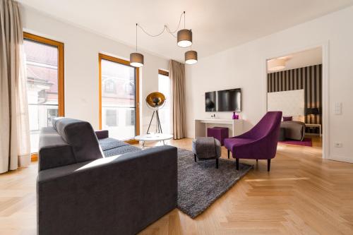 Modernes Apartment am Neumarkt, Drážďany (fotografie 5)