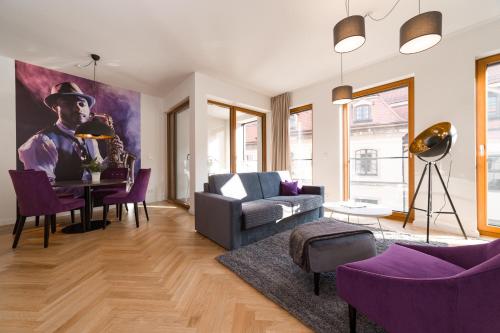 Modernes Apartment am Neumarkt, Drážďany (fotografie 3)