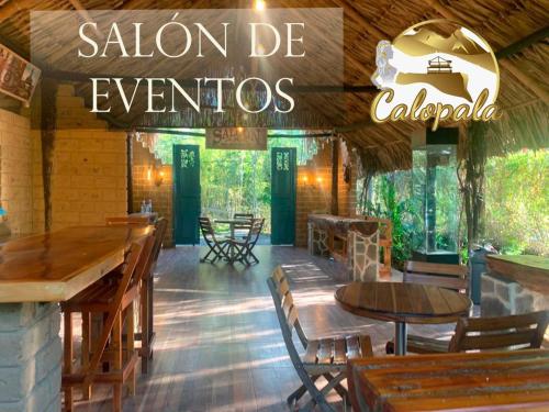 Restoran, Hotel Campestre mirador CaloPala in Guateque