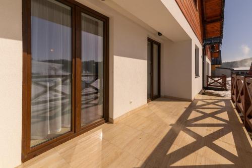 陽台/露台, Chalets Gardenia in 多諾瓦里鎮中心