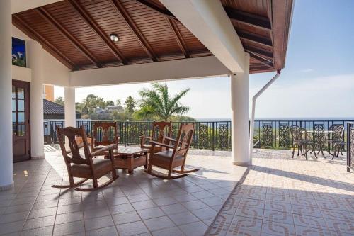 Mountain top ocean view mansion great for parties