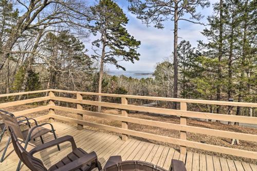 Treetop Hideaway with Lake Views and Fire Pit!