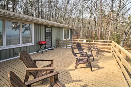 Treetop Hideaway with Lake Views and Fire Pit!