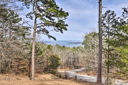 Treetop Hideaway with Lake Views and Fire Pit!