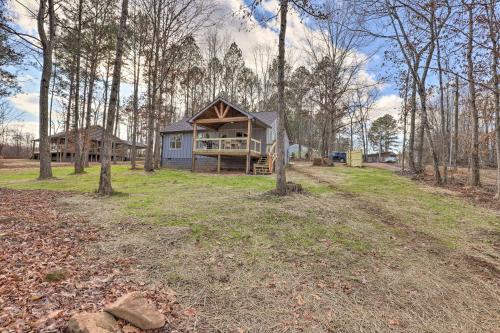 Creek-View Getaway with Deck, Yard, and Fire Pit!