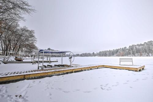 Stylish Chetek Hideaway with Lake and Dock Access!