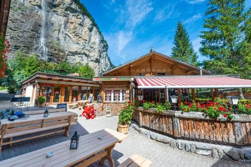 Camping Jungfrau in Lauterbrunnen, Schweiz