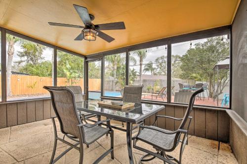 Tropical Palm Harbor Retreat with Lanai and Patio!
