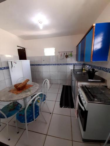 Κουζίνα, Ap08-A 50 Metros da Praia Flats Completamente Mobiliados in Παουλίστα