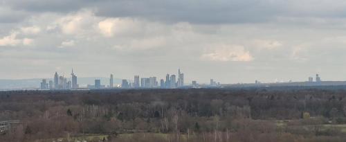 Skyline-Aussicht und fantastische Sonnenuntergänge